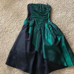 Vintage Jessica McClintock 80s Prom Dress